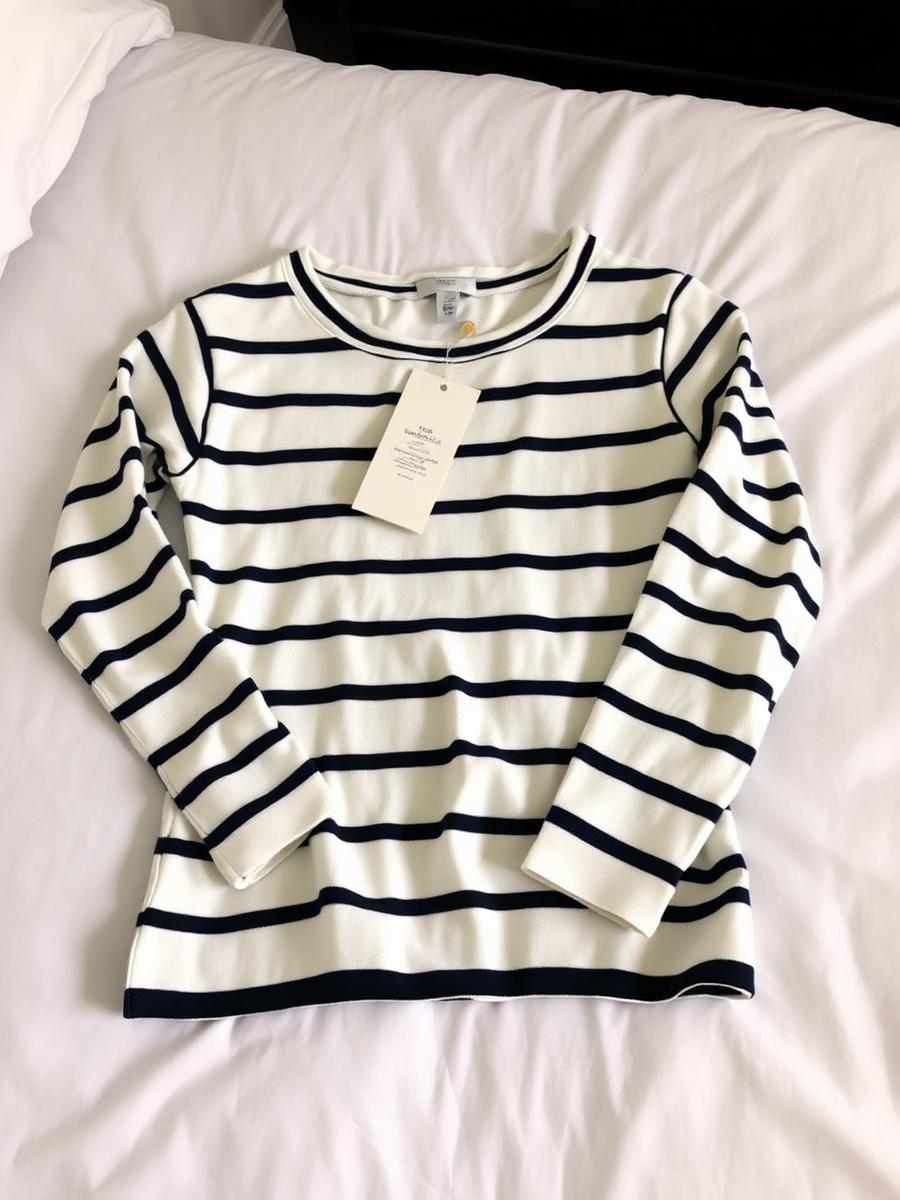 Breton long sleeve — Ganni, size XS, listed in St. Martin